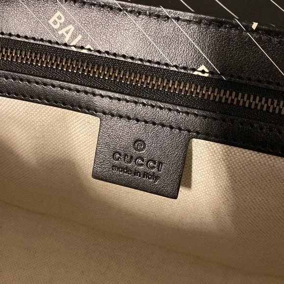 Gucci Hacker Project Limited Edition Balenciaga Print Leather Marmont GG Bag - Picture 15 of 15